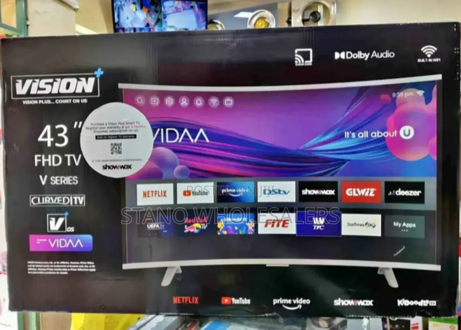 Vision Vidaa 43inch FHD Smart Tv
