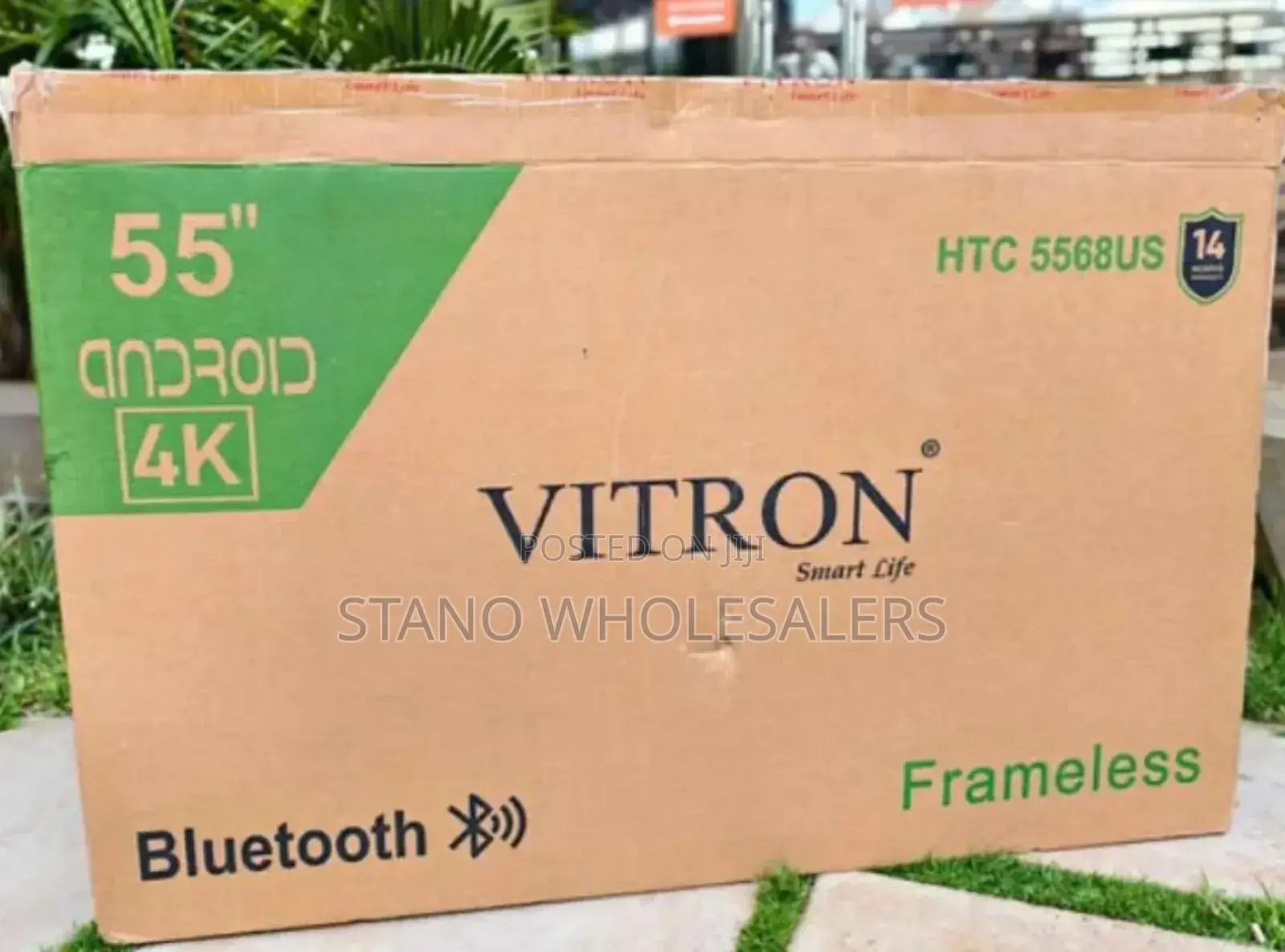 Vitron 55inch Smart Android Uhd Frameless Tv