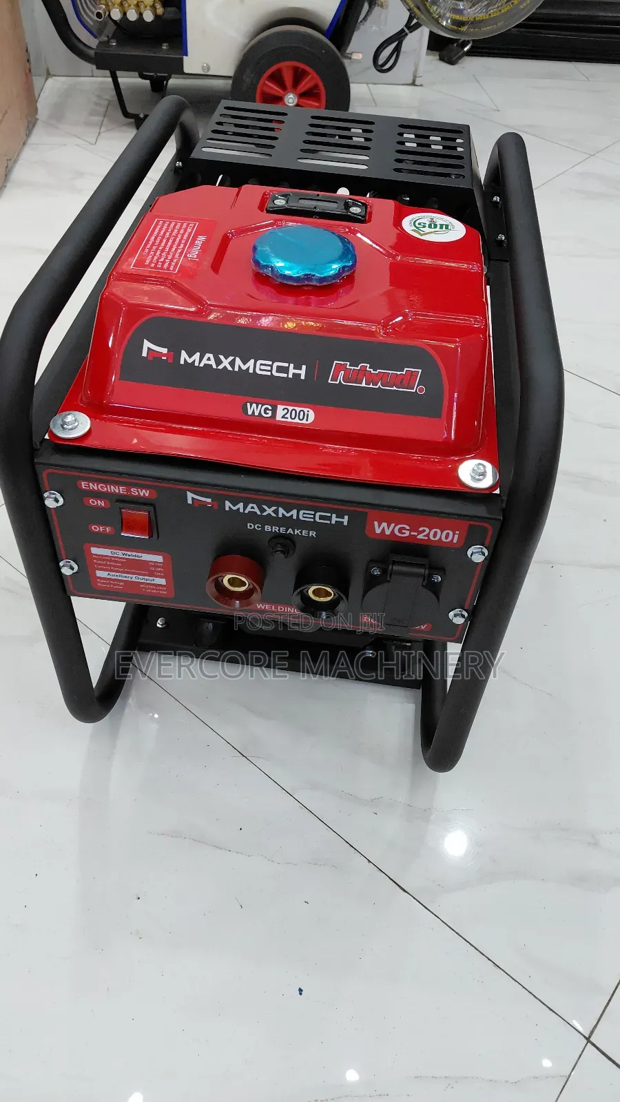Maxmech Italy 120amps Welding Generator Petrol Engine.