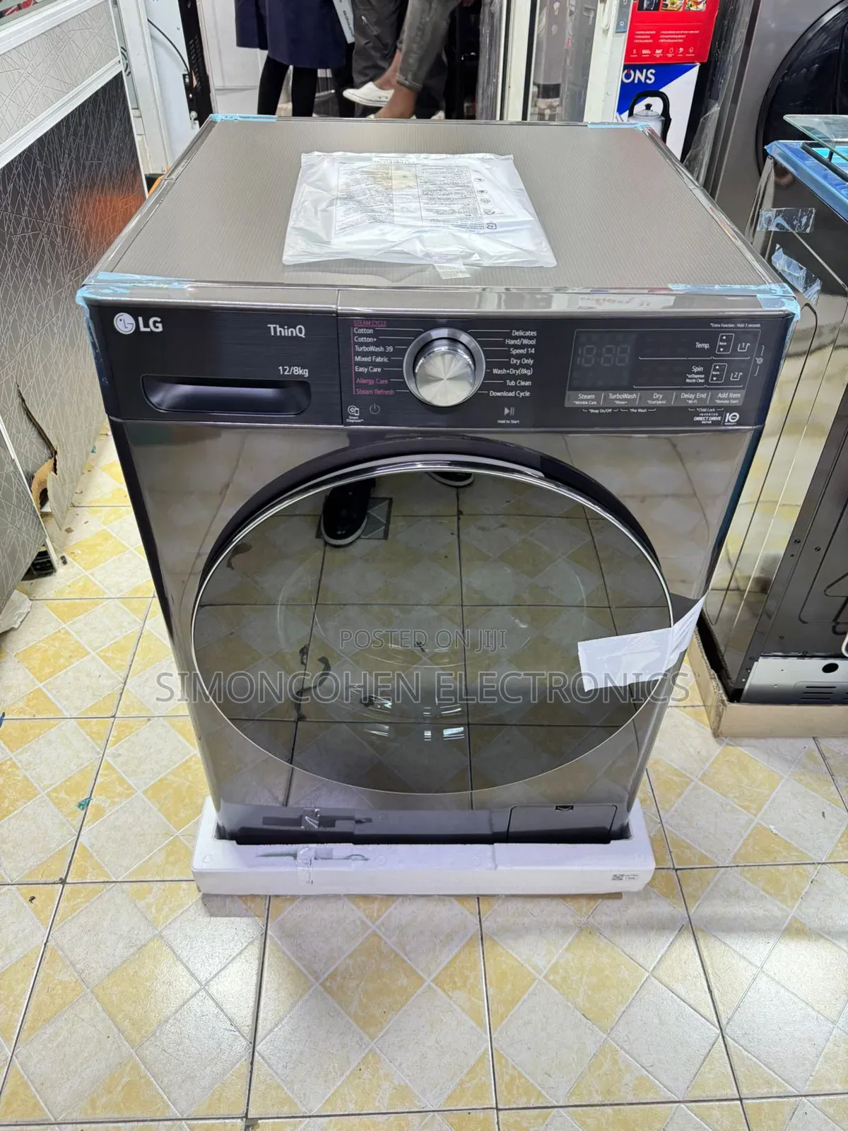 Lg 12kg | Front Loader Washer,Wash And Spin