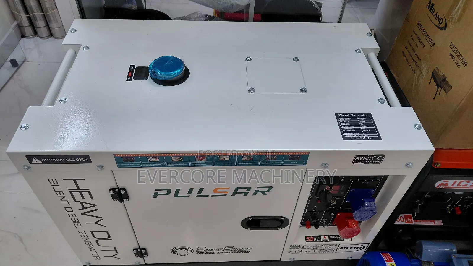 Pulsar 15kva Diesel Silebt Generator With Ats.