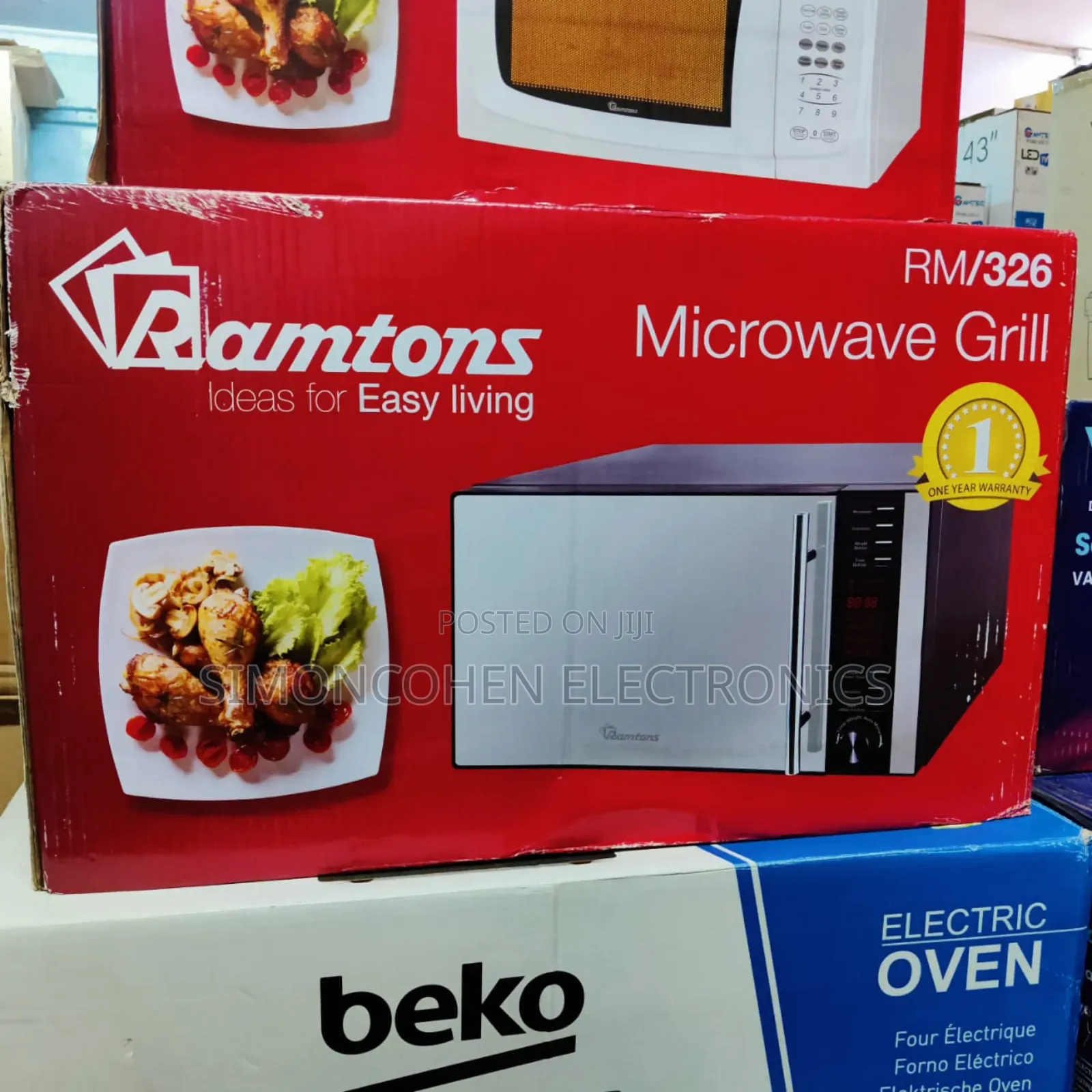 Ramtons 25litres  Microwave With Grill Rm326