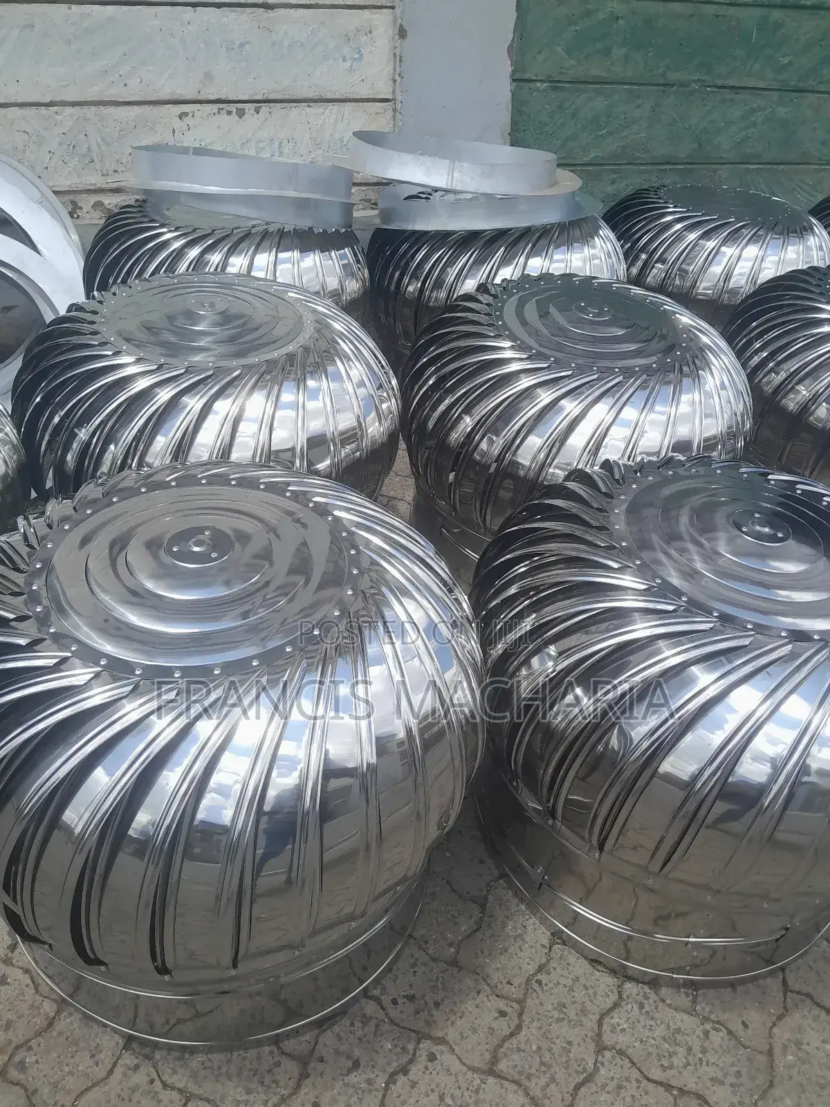 Steel Turbine Vents / Cyclone Ventilator