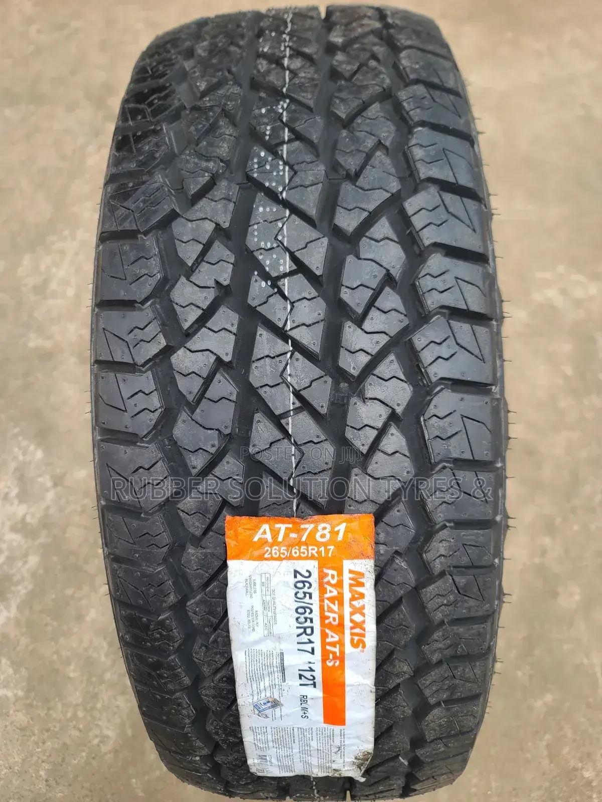 265/65r17 Maxxis Tyres Razr a/T781 [Made in Thailand]