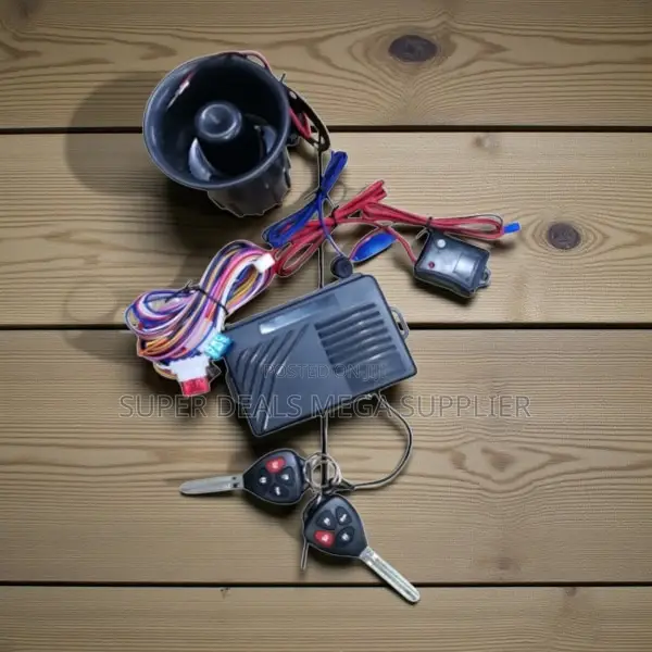Advanced Car Burglar Alarm System With Dual Flip Key Remotes