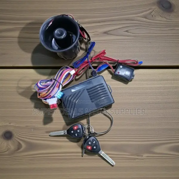 Advanced Vehicle Alarm System With Flip Keys and Loud Siren