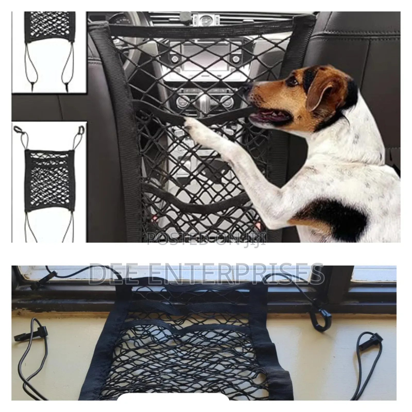 Super Stretch 3 Slot Net Organizer for in Between Car Front Seats