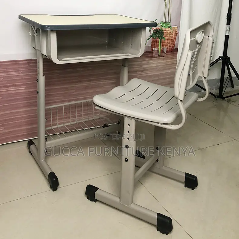 Adjustable Plastic Home/School Kids Desk and Chair Set