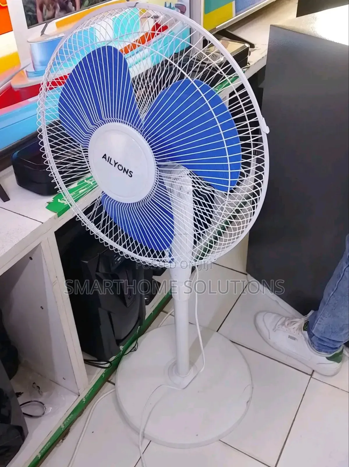 Ailyons 16" Oscillating Pedestal Fan With 3-speed Settings