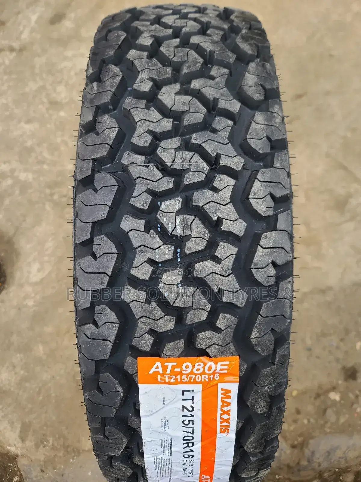 Lt 215 /70 R16 Maxxis Tyres Warm-Drive a/T-980made in Thailand