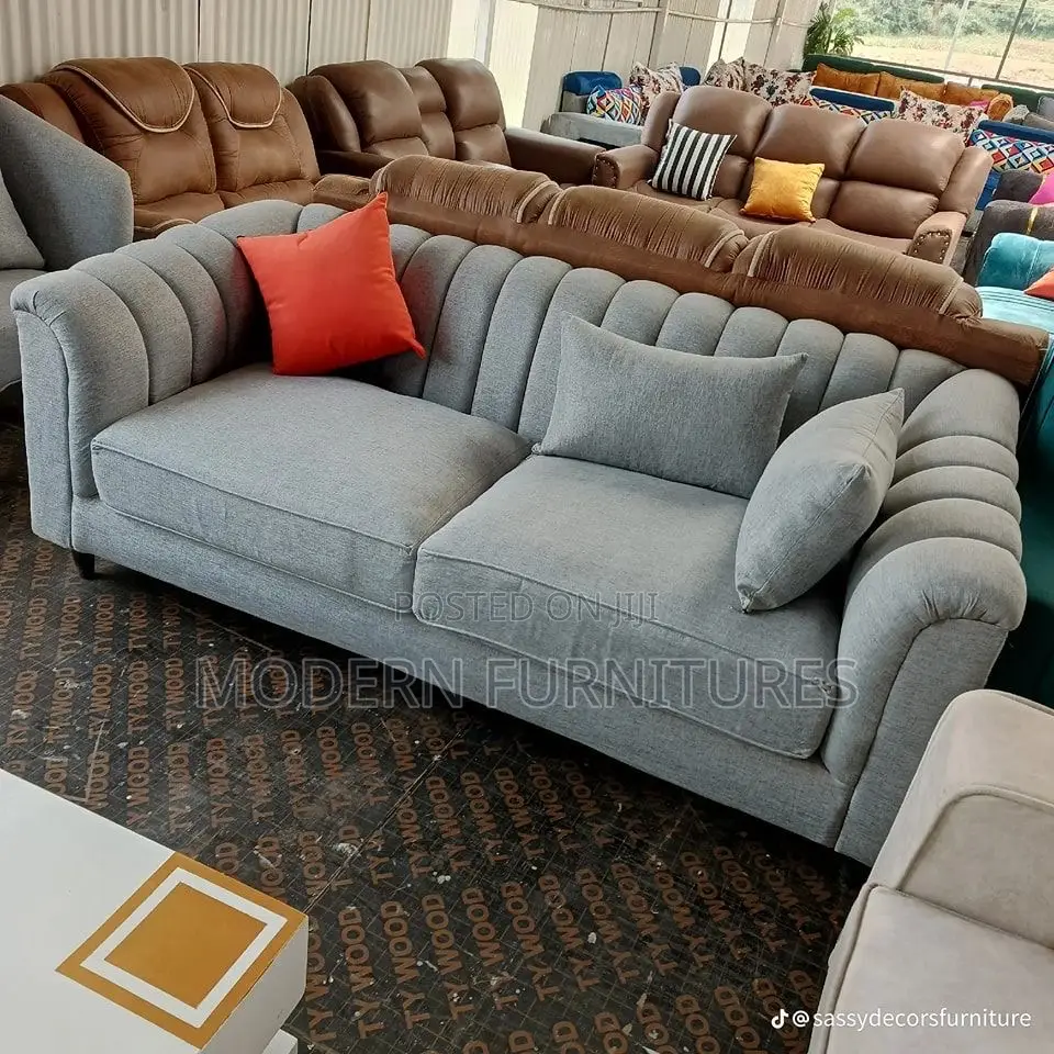 Classy Dark Grey 3 Seater Sofa