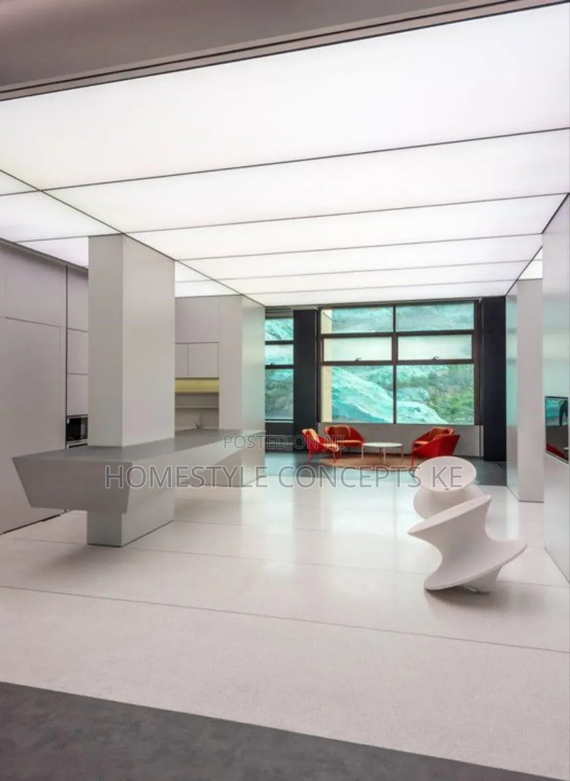 Office Interior Partition Acoustic Ceilings Design Lighting