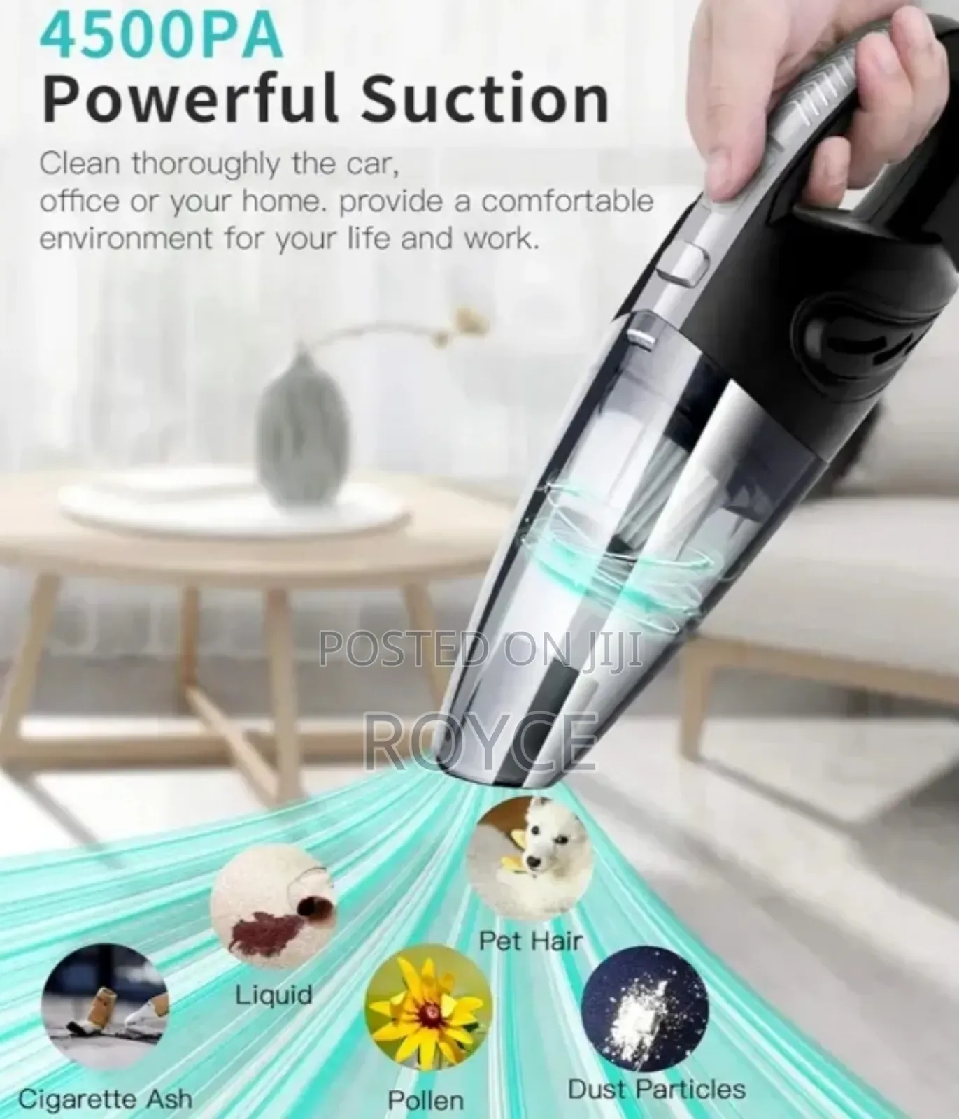 4 In 1 Portable Wet Dry Vacuum Cleaner