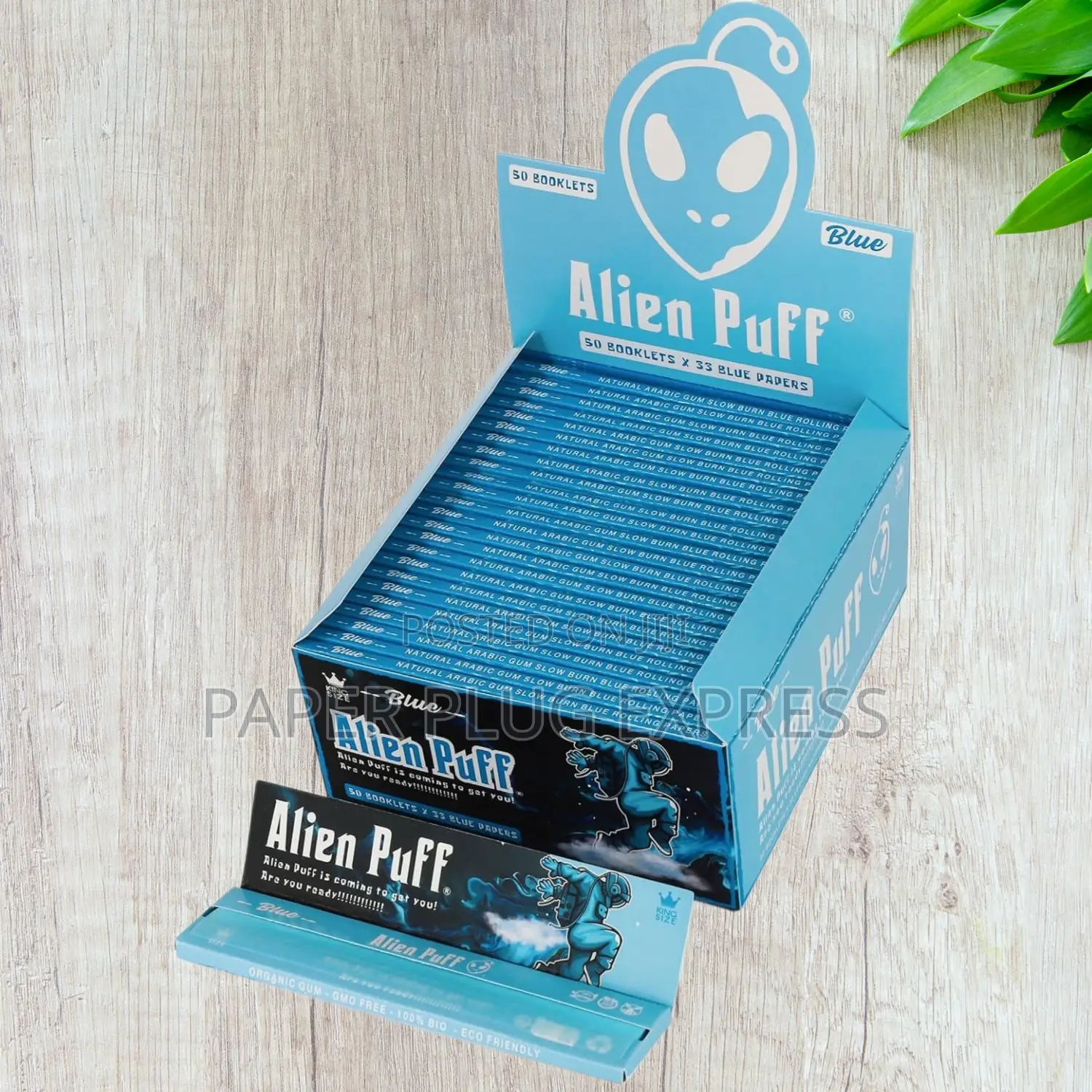 Alien Puff Kingsize Blue Rolling Papers