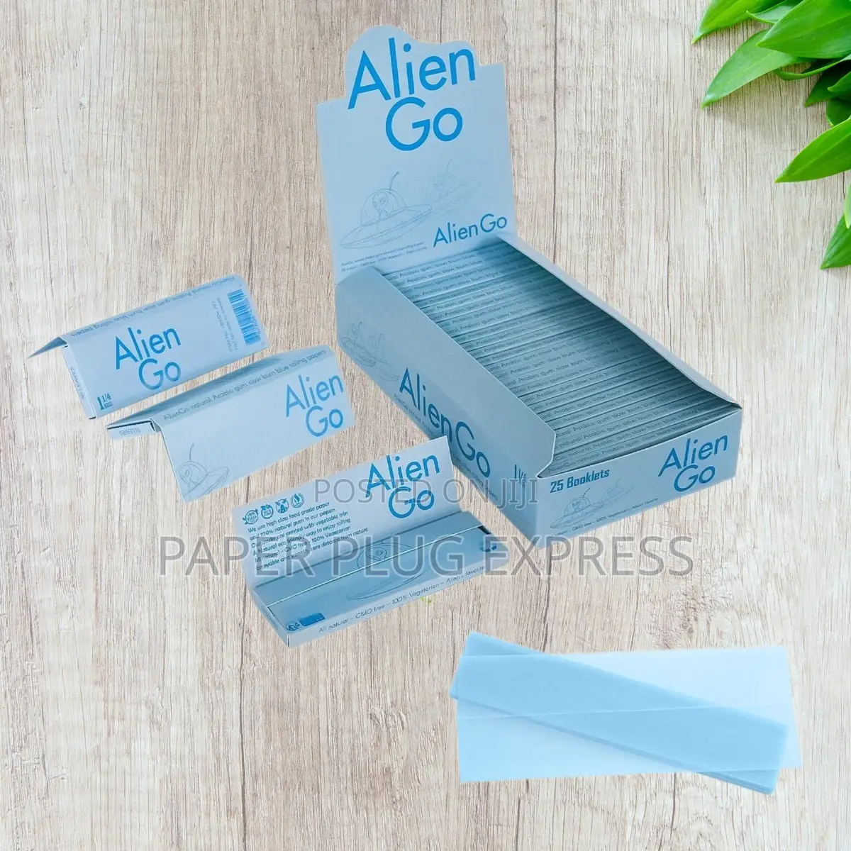 Aliengo Blue Rolling Papers 1 1/4 Size