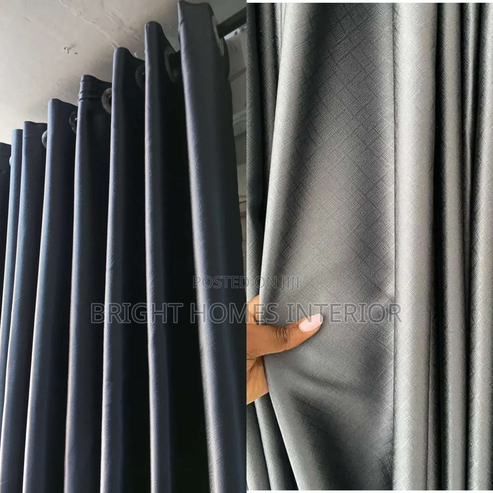 Total Blackout Curtain Available Dark Gray Curtain