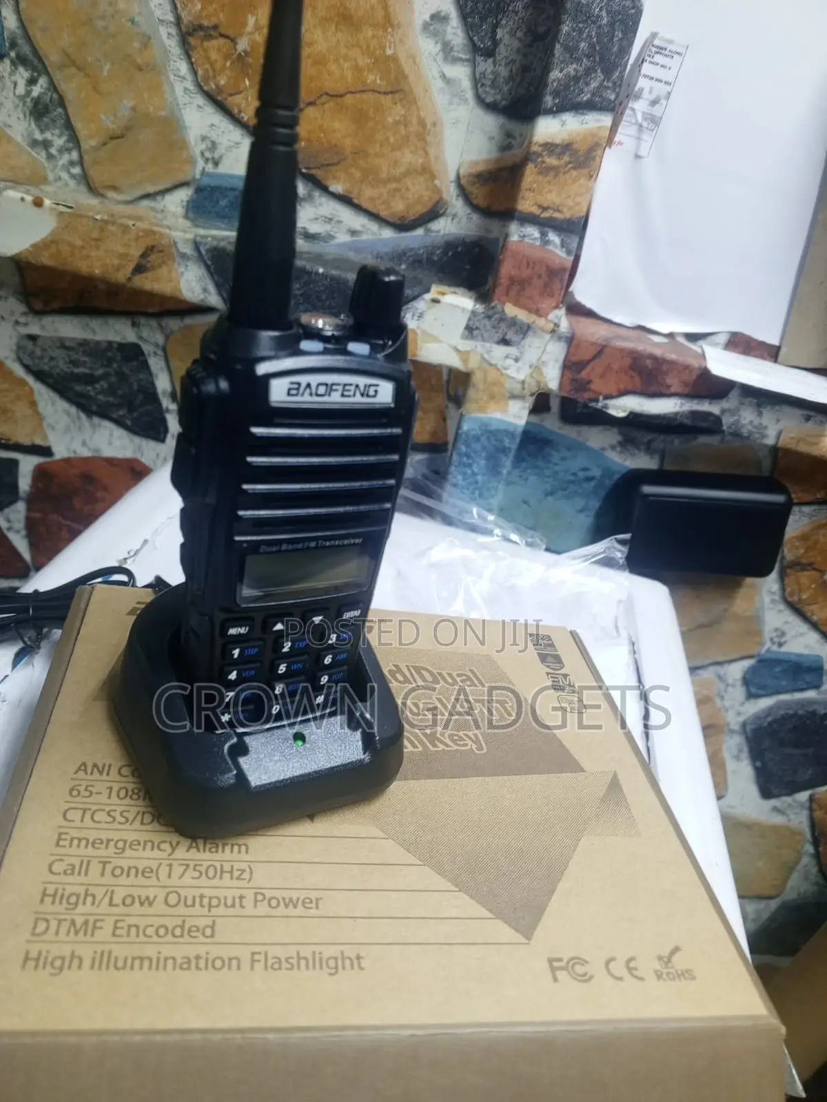 Long-Range Baofeng Uv-82 Dual Band Two-Way Radio 128ch