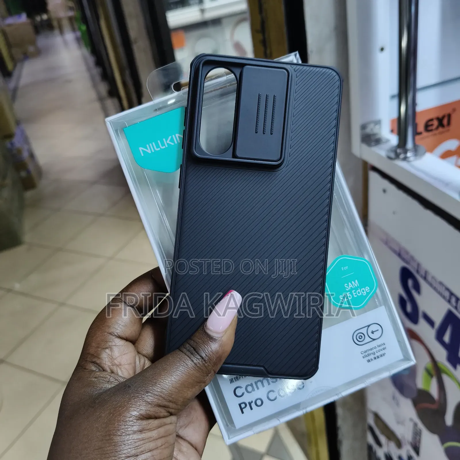 Nilkin Camshield Superfrosted Back Cover For Samsung S25 Edge