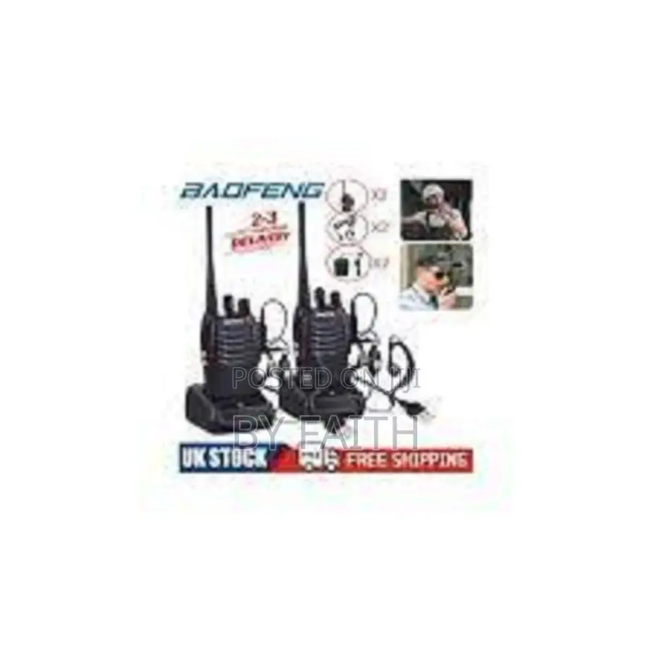 3-5km Long Range Baofeng Bf-888s Walkie Talkie 2-Way Radio Calls