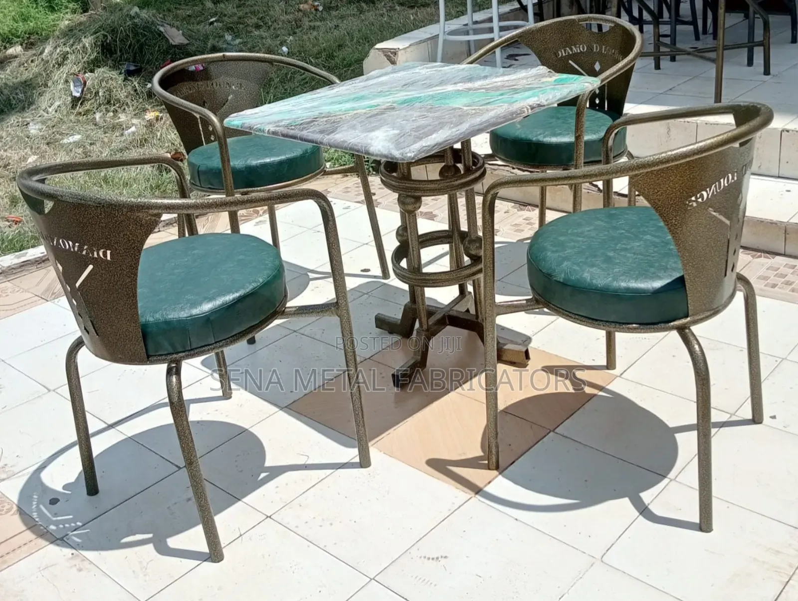 Restaurant Set or Hotel Set, Table and 4 Chairs.