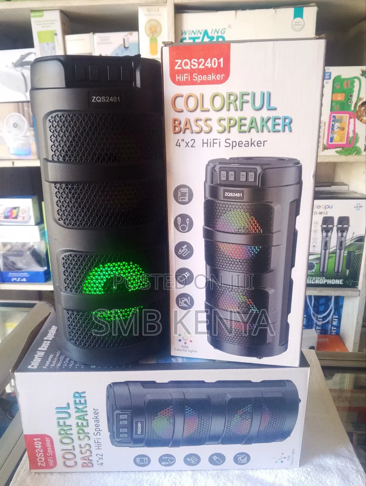 Zqs2401 Colorful Lighting Controlled Audio Speaker
