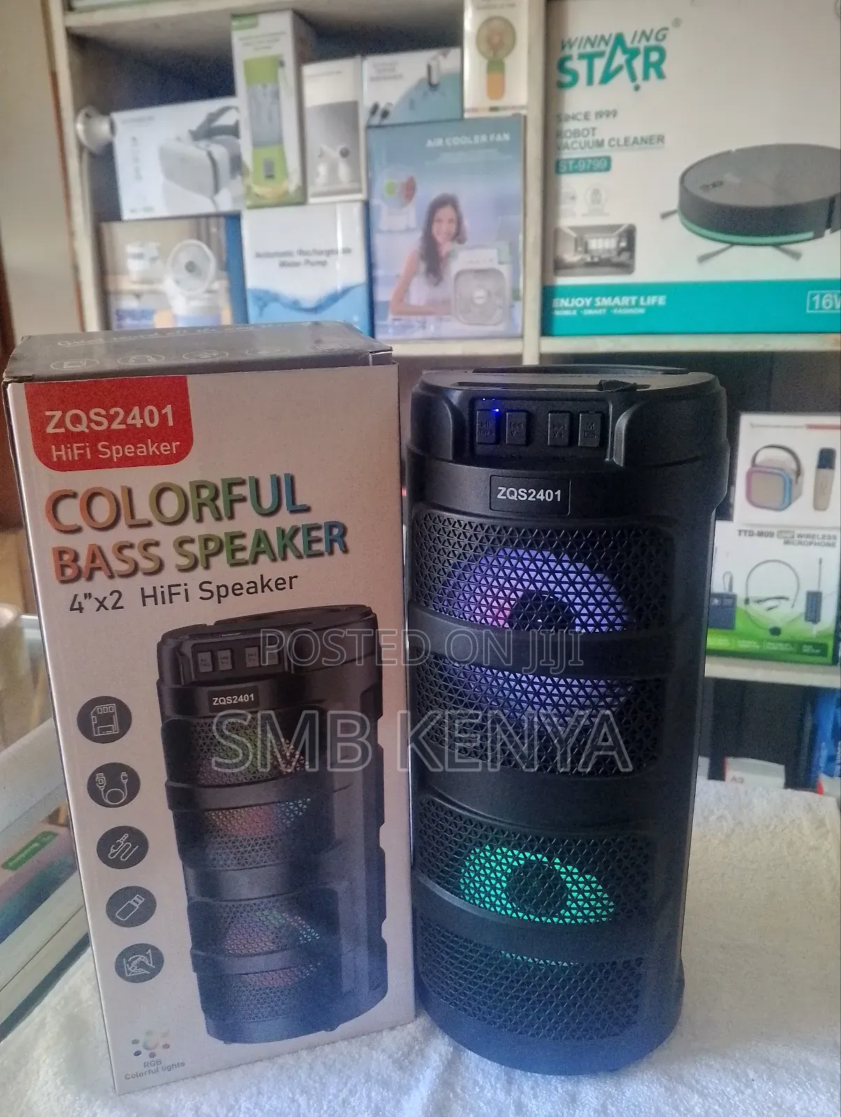 Zqs2401 Colorful Lighting Controlled Audio Speaker