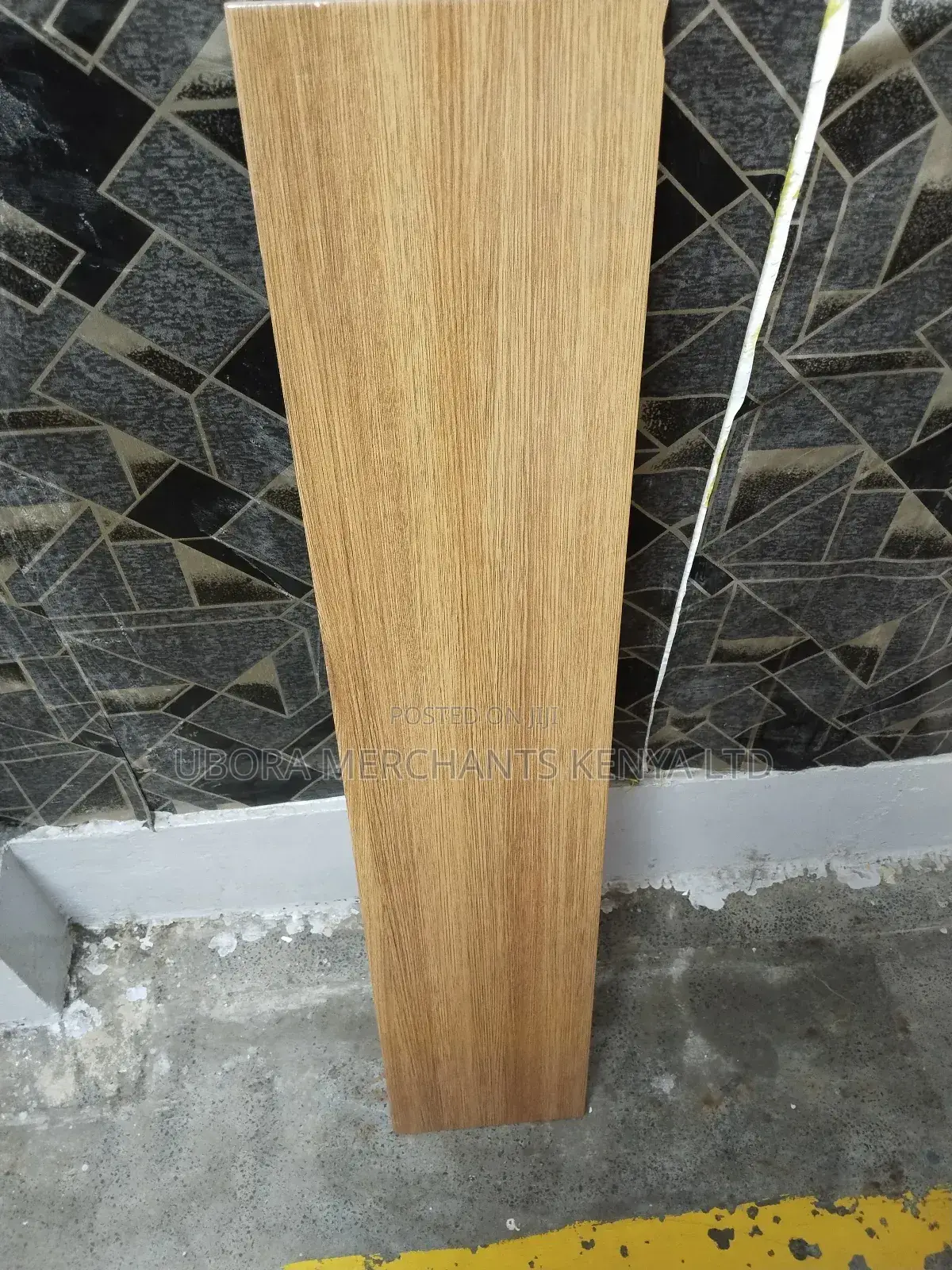 Light Brown Wood Finish Ceramic Tiles
