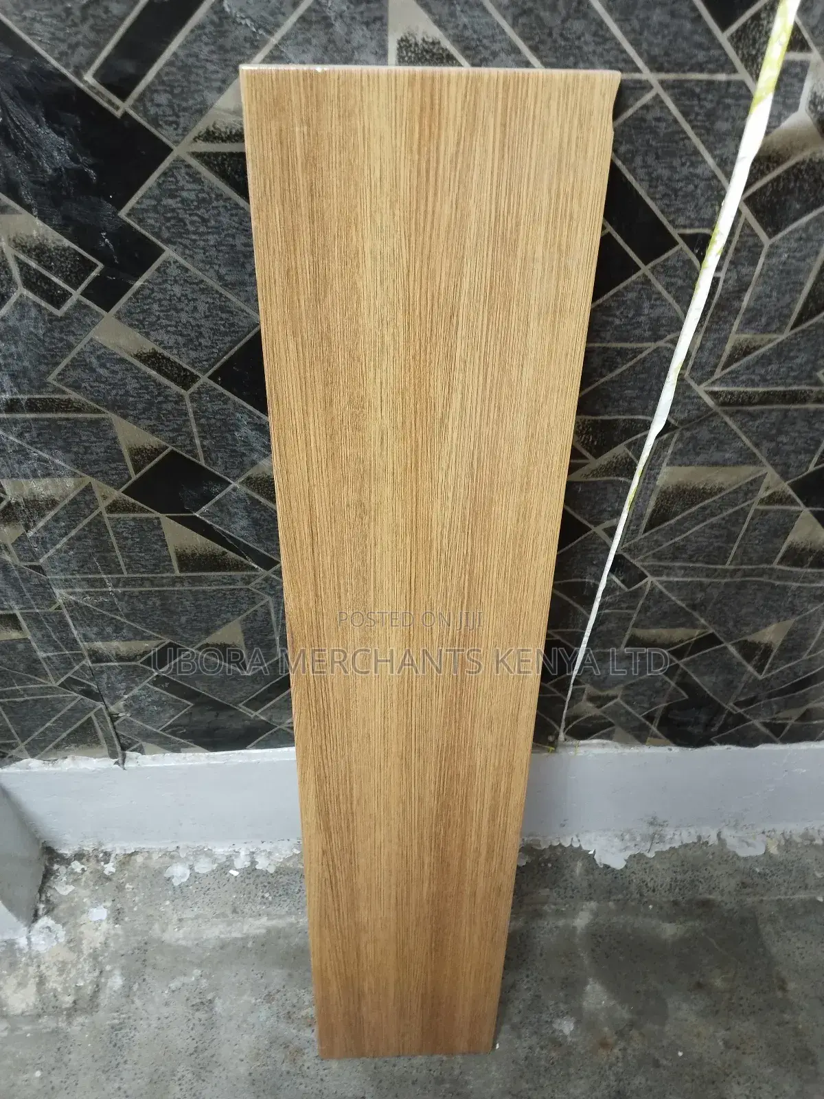 Light Brown Wood Finish Ceramic Tiles