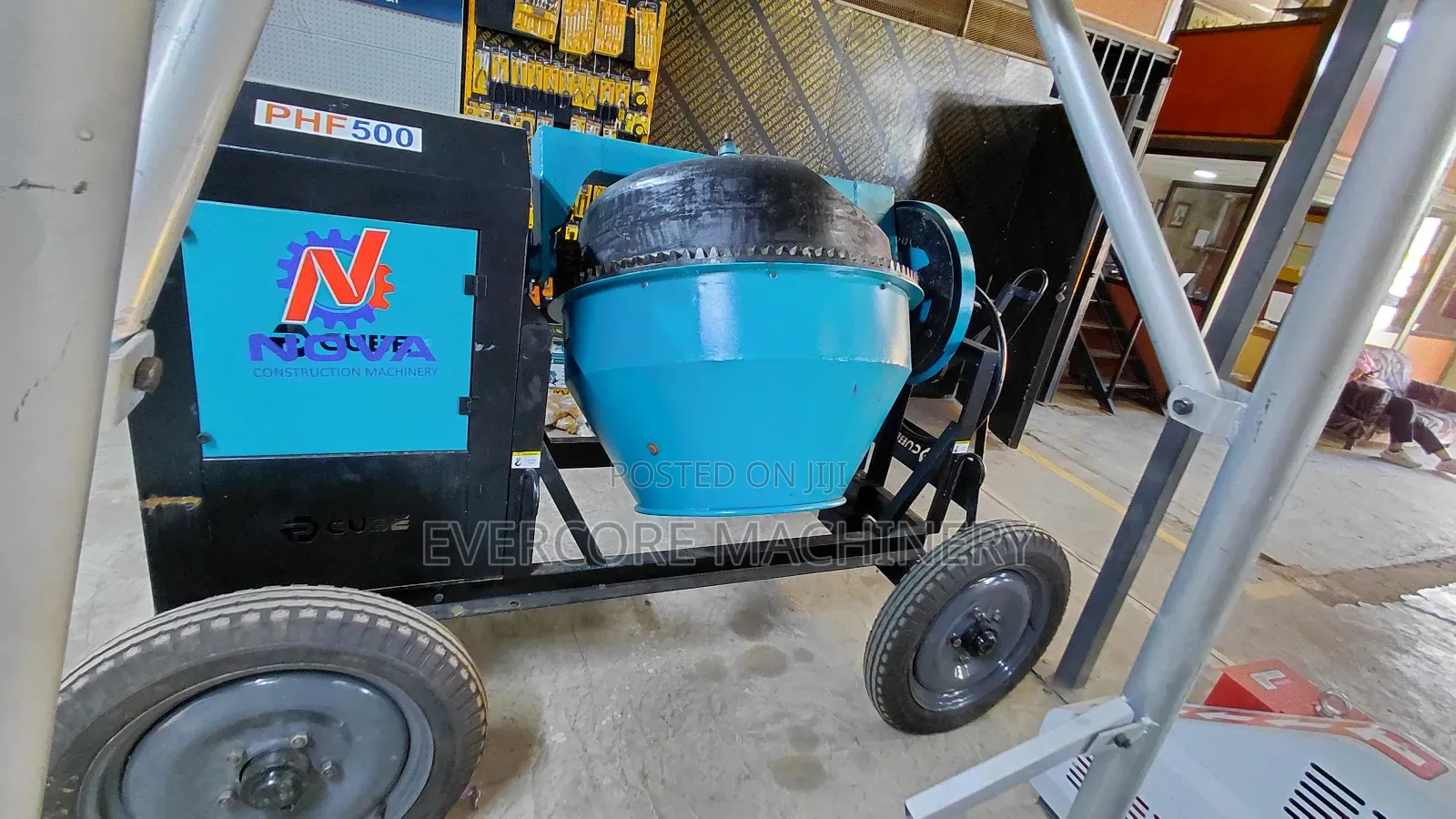 500l Indian Concrete Mixer Diesel 8horsepower Engine Manual Start.
