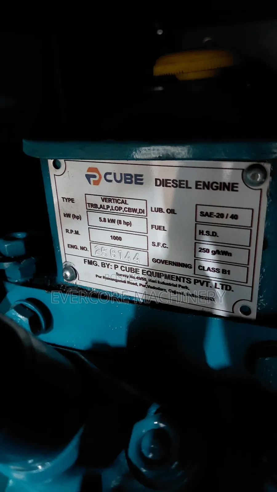 500l Indian Concrete Mixer Diesel 8horsepower Engine Manual Start.