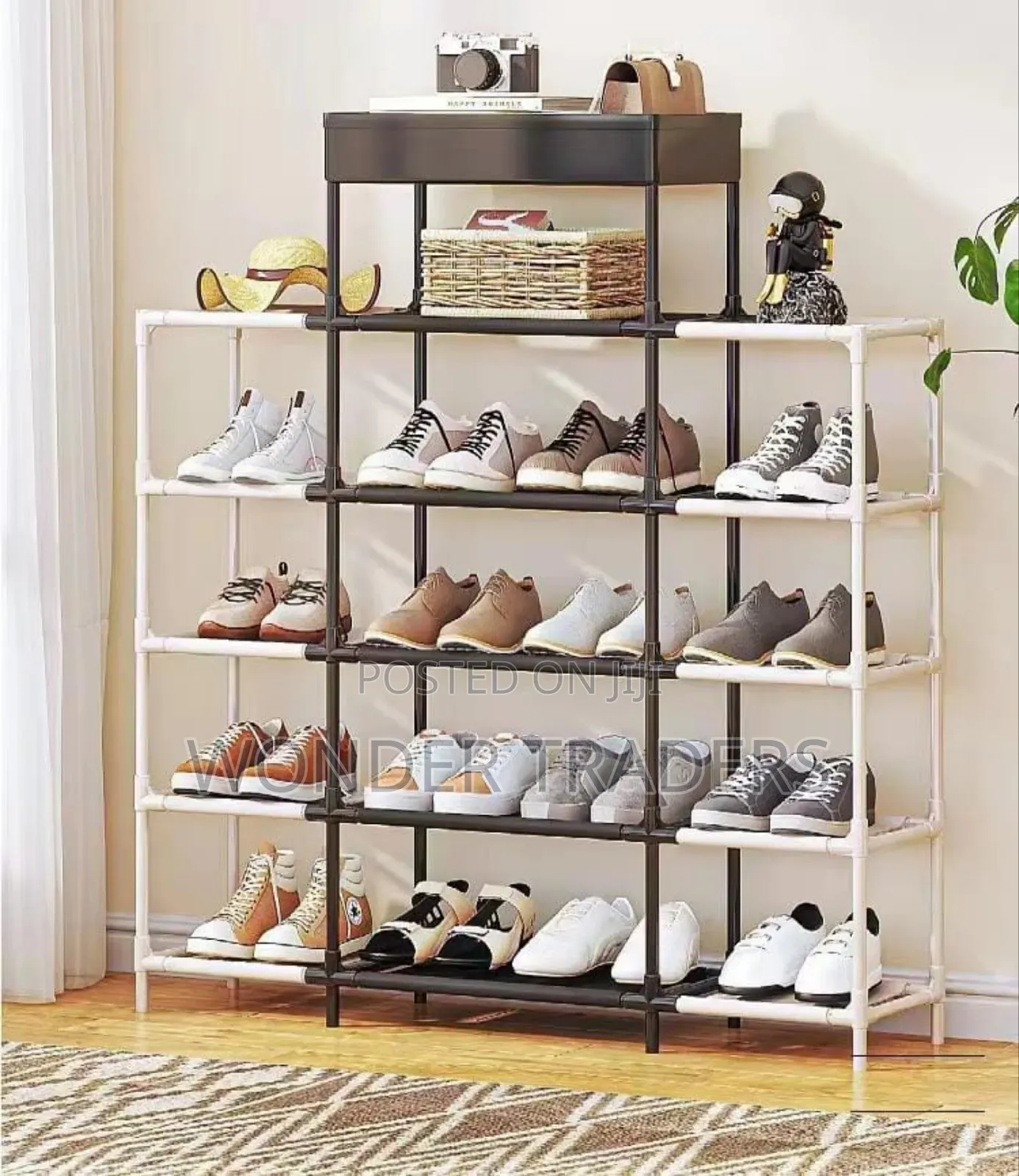 *5th Floor Elevated Shoe Rack