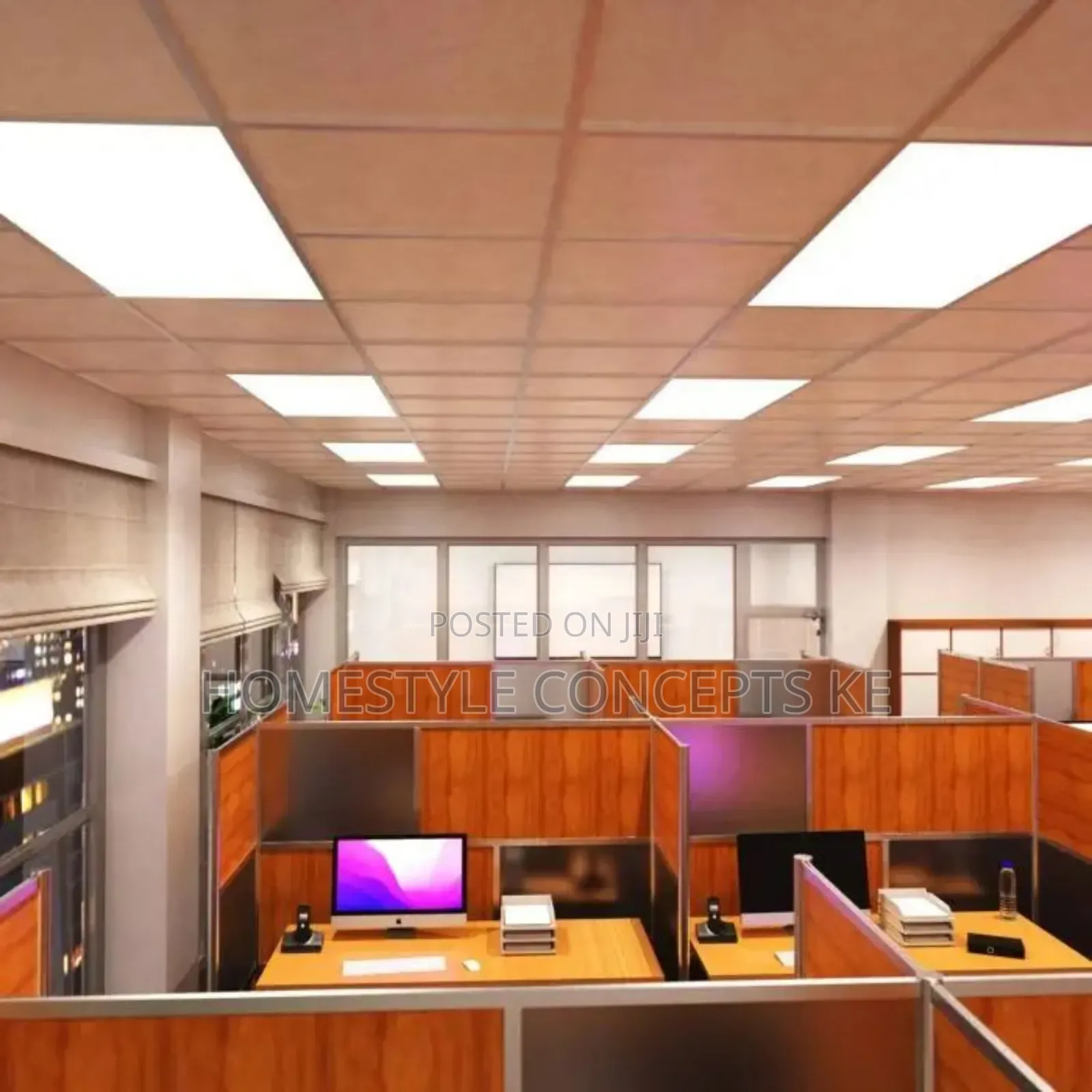 Acoustic Suspended Ceiling Office Interiors Design