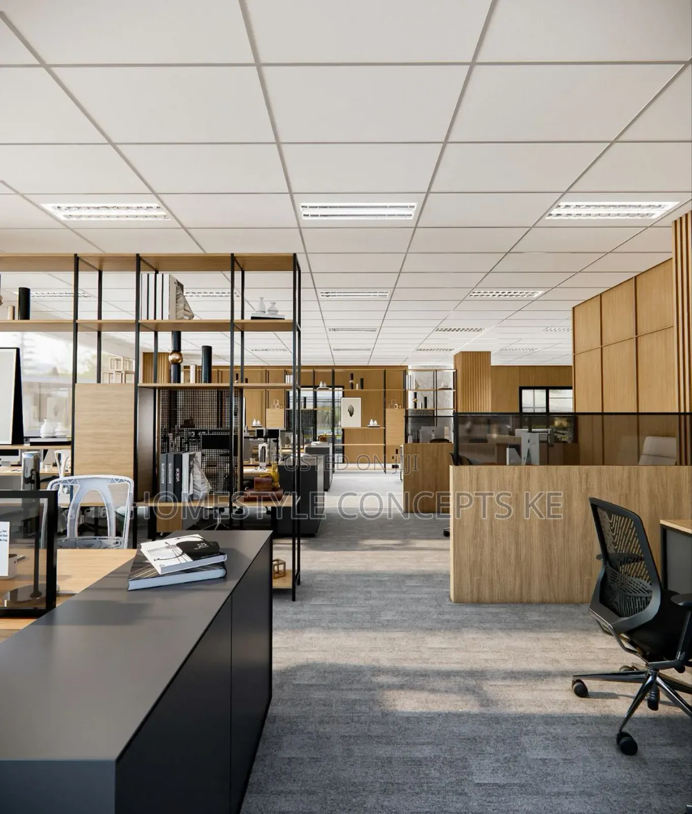 Office Ceilings Acoustic Panels Interior Design