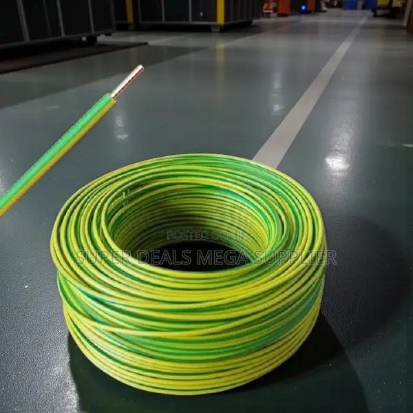 High Quality Yellow Green 1.5mm Electrical Wiring Cable
