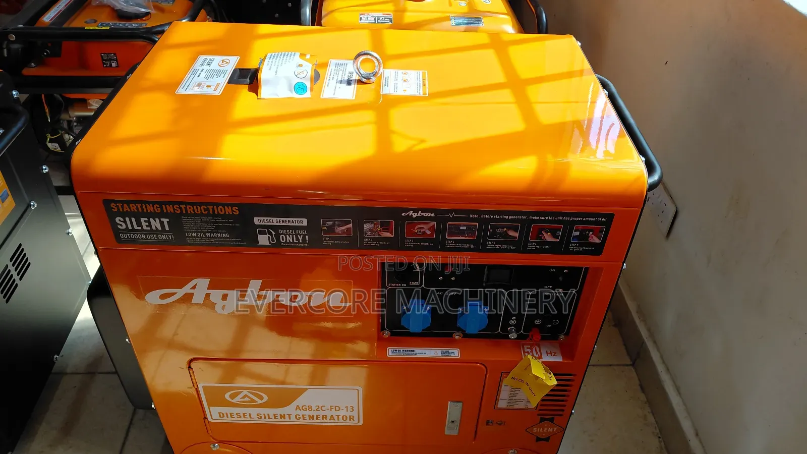 Diesel 6.5kva Silent Generator Single Phase.