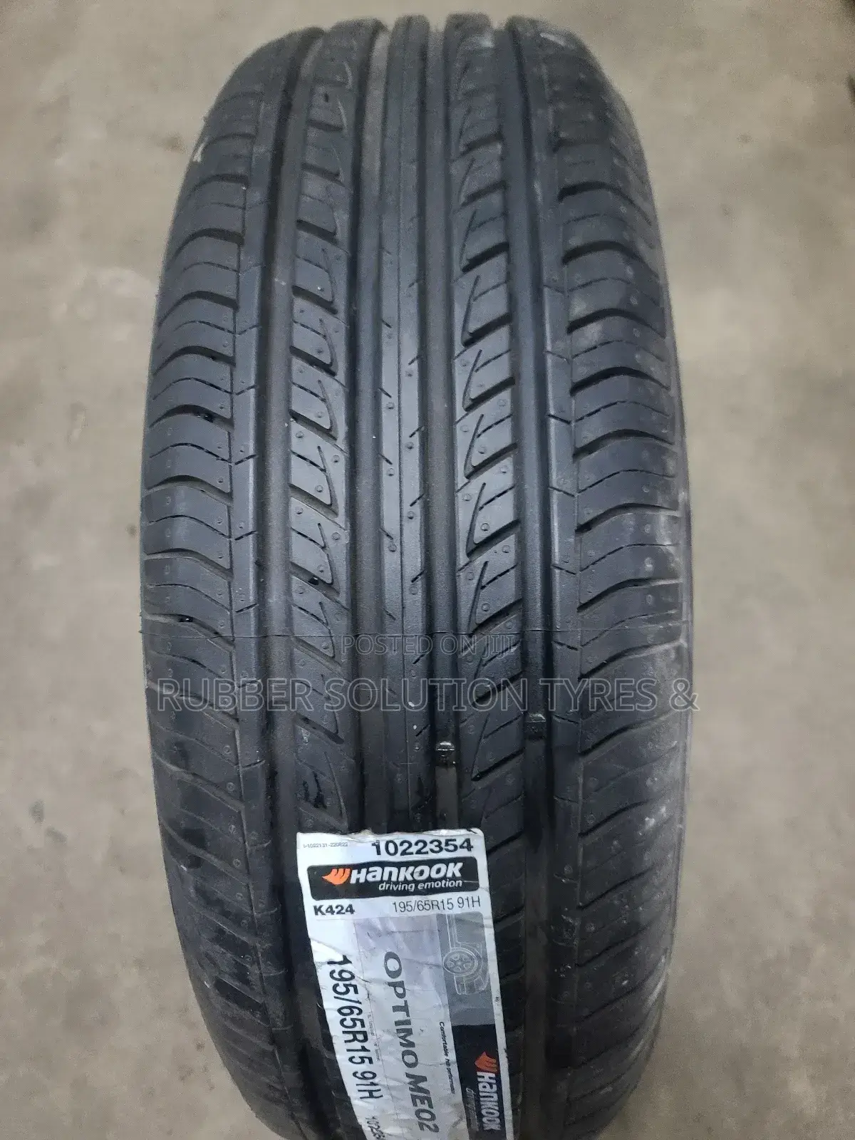 195 /65 R15 Hankook Tyres 91h Optimo Me02