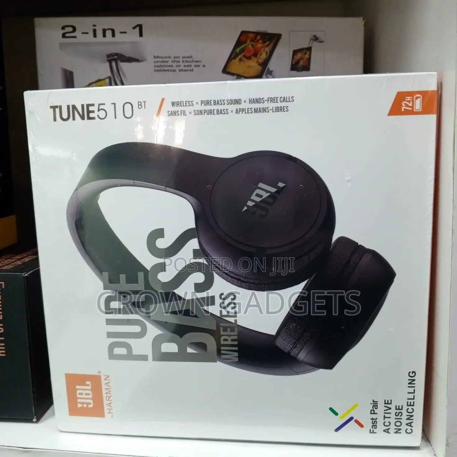 JBL 510bt on-Ear Wireless Headphones 40h Battery Life