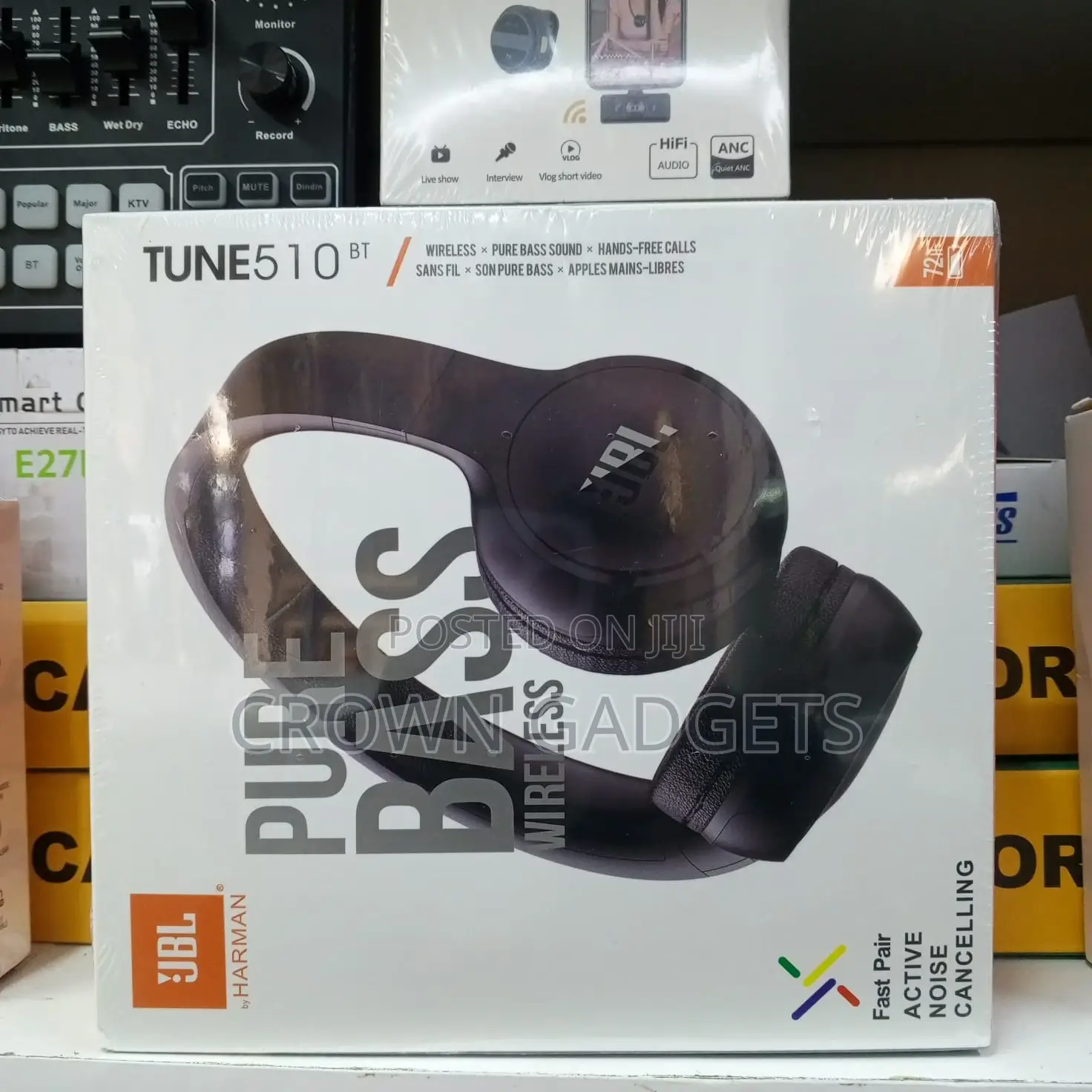 JBL Tune 510bt Foldable on-Ear Headphones With Deep Bass