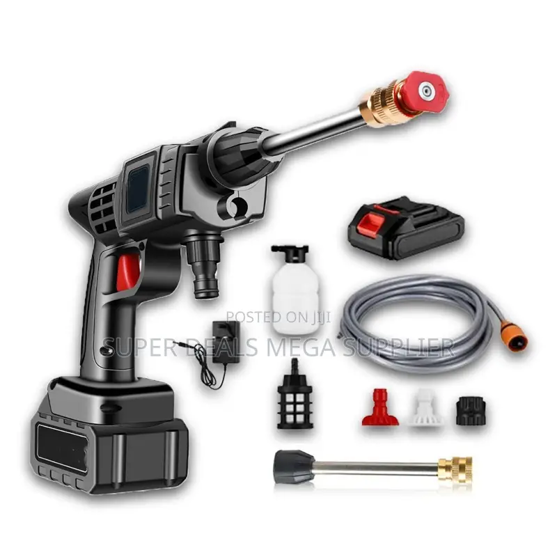 Wireless Cordless Rechargeable Portable Car Wash Spray Gun Machine