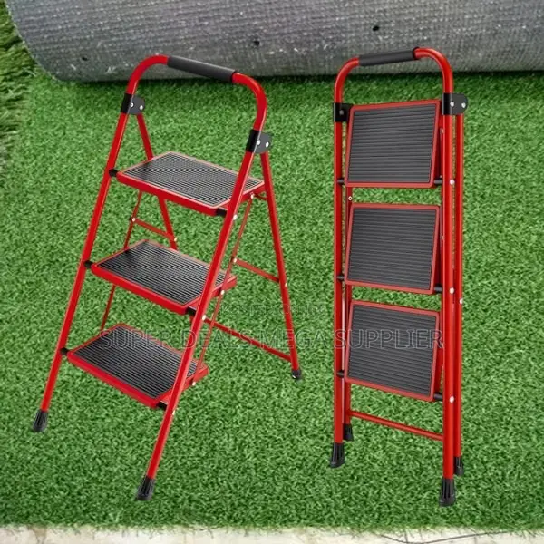 Foldable 3 Step Ladder | Kitchen, Household, Anti-Slip and Portable