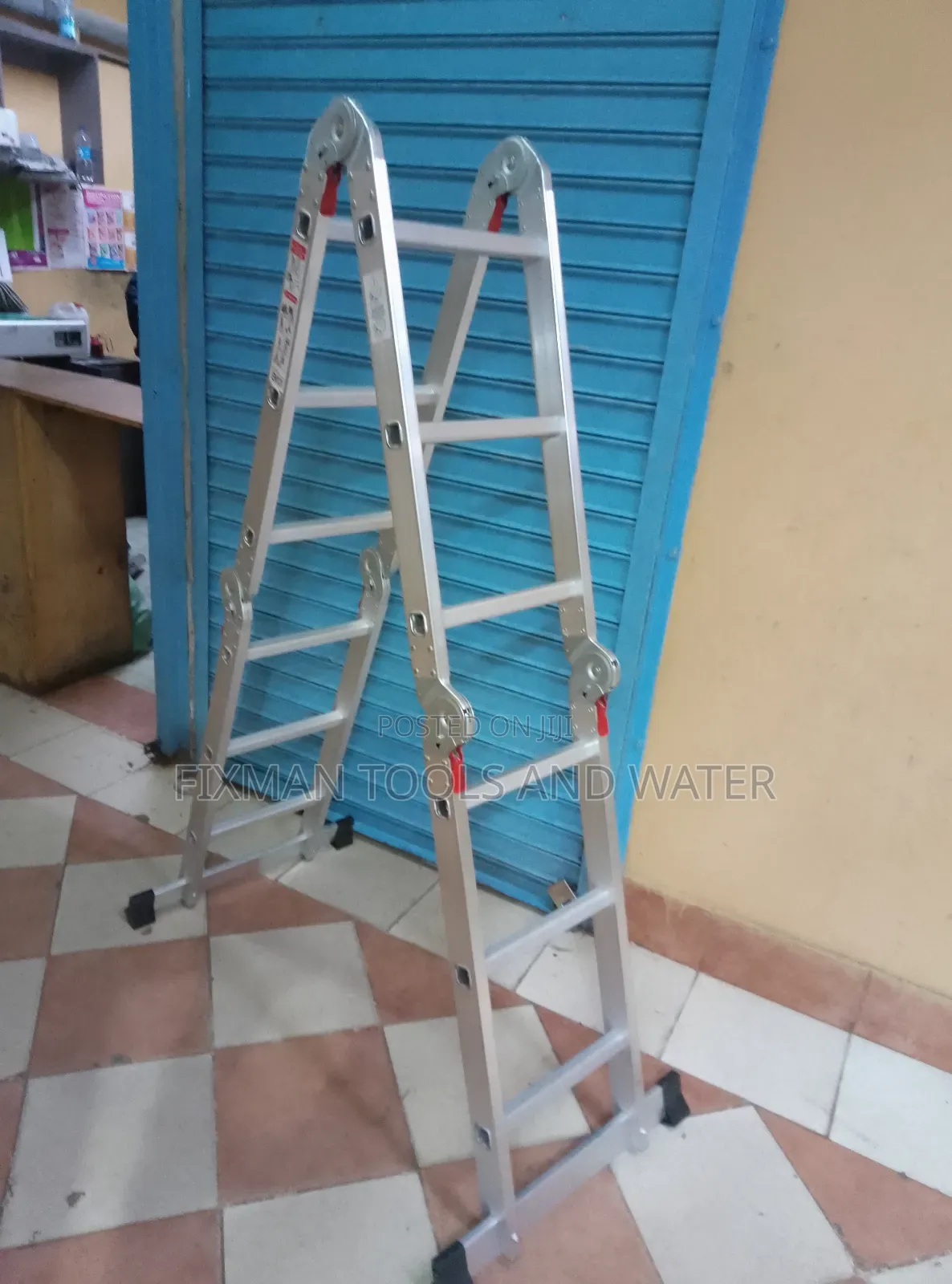 Heavy Duty Aluminium Ladders 3*4 Load 150 Kg 12 Ft Long
