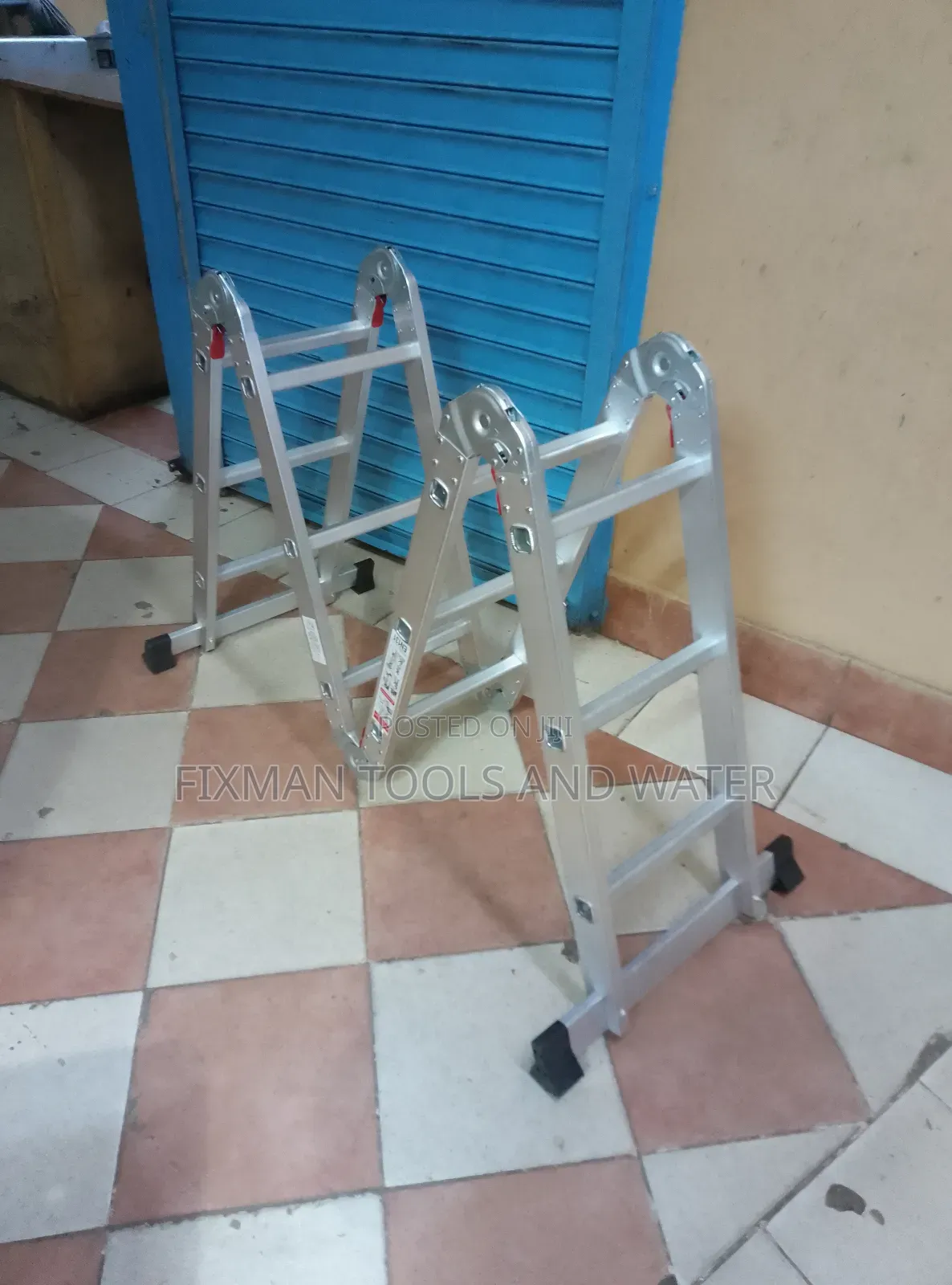 Heavy Duty Aluminium Ladders 3*4 Load 150 Kg 12 Ft Long