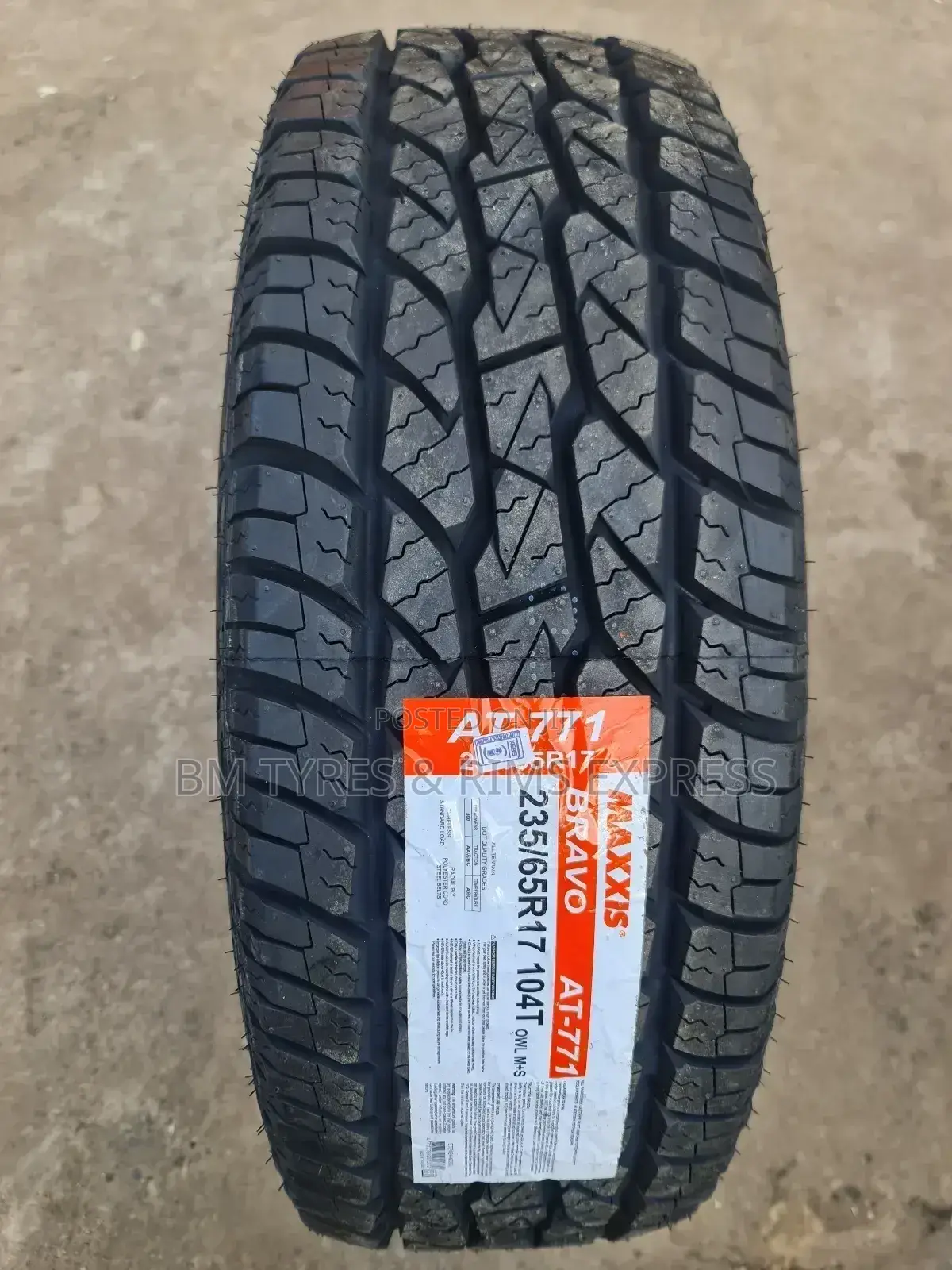 235 /65 R17 Maxxis Tyres (All Terrrain) Thailand