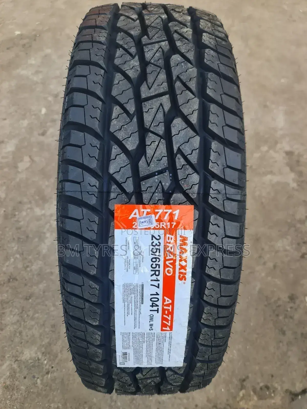 235 /65 R17 Maxxis Tyres (All Terrrain) Thailand