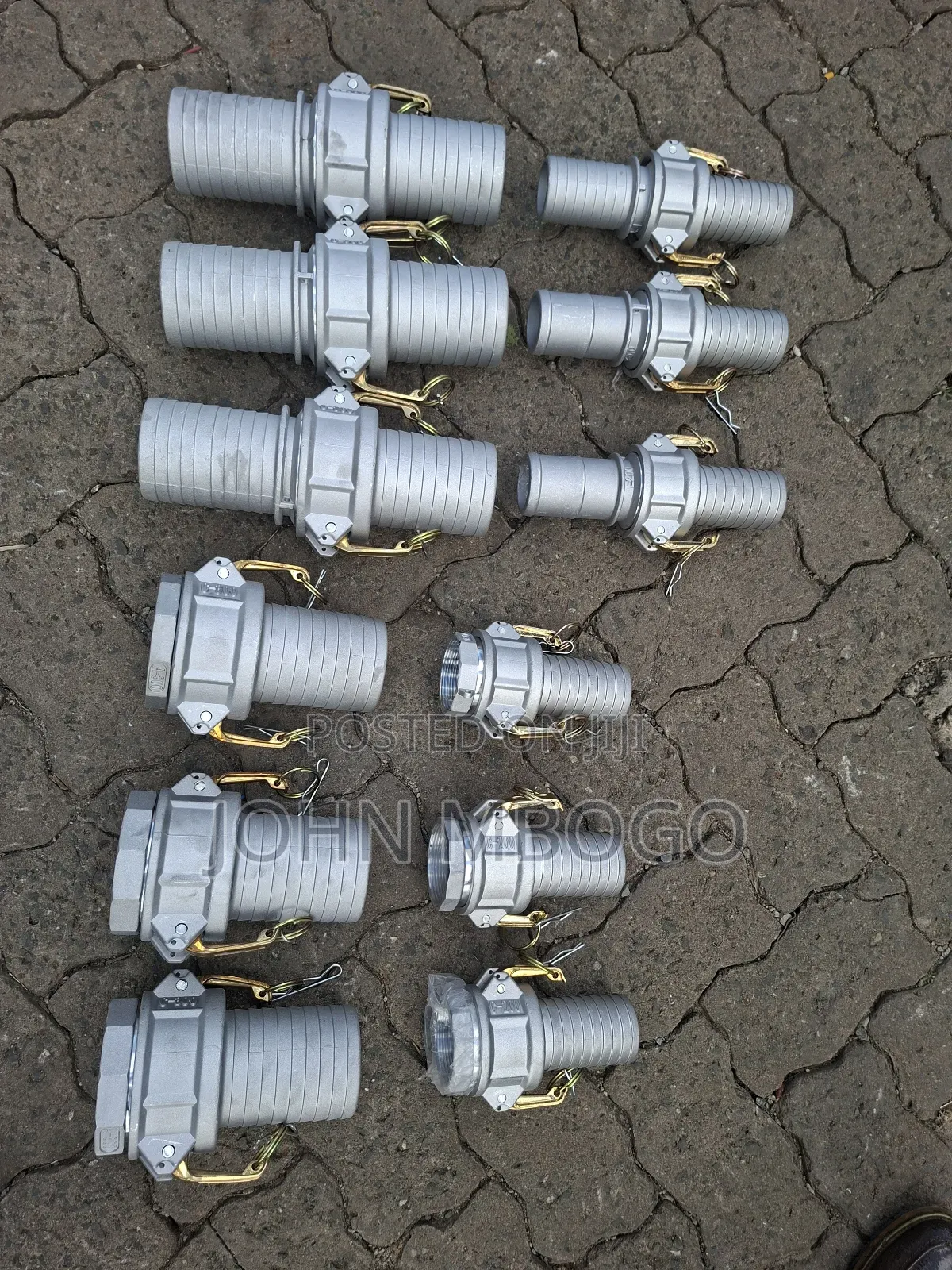 Metallic Hose Coupling - 3 Inch Pair.