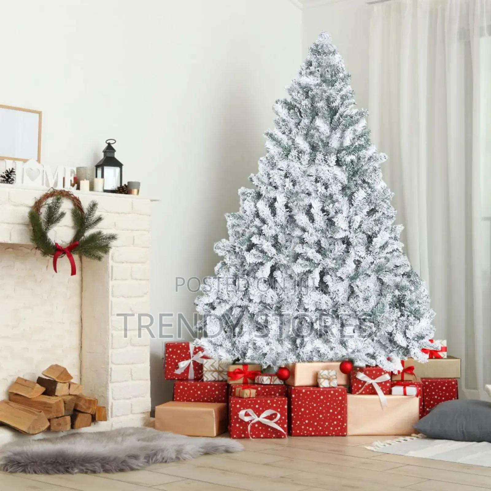 Snow Flaked Christmas Tree