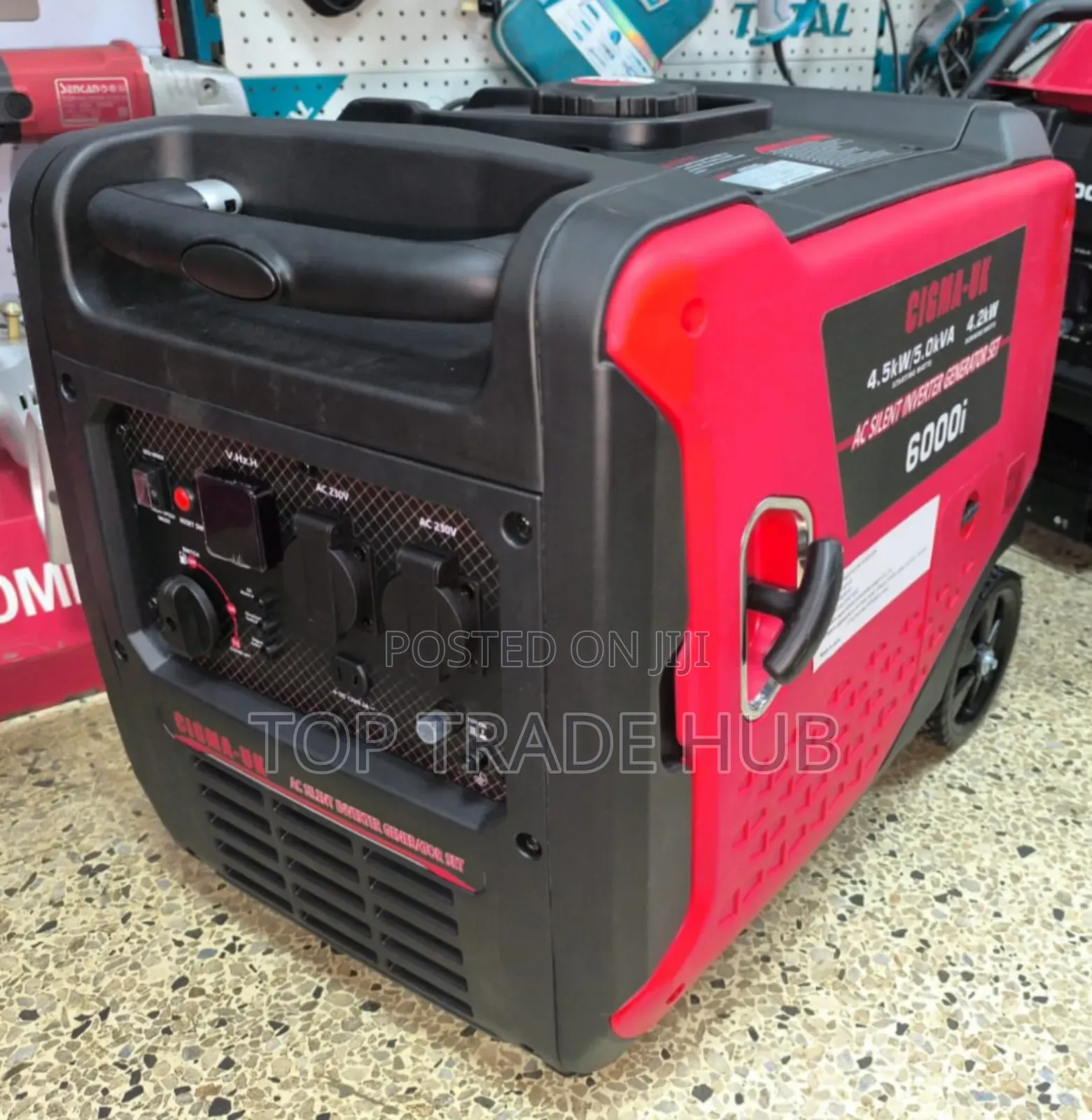 Cigma-uk Km6000i Gasoline Inverter Silent Generator 6kva