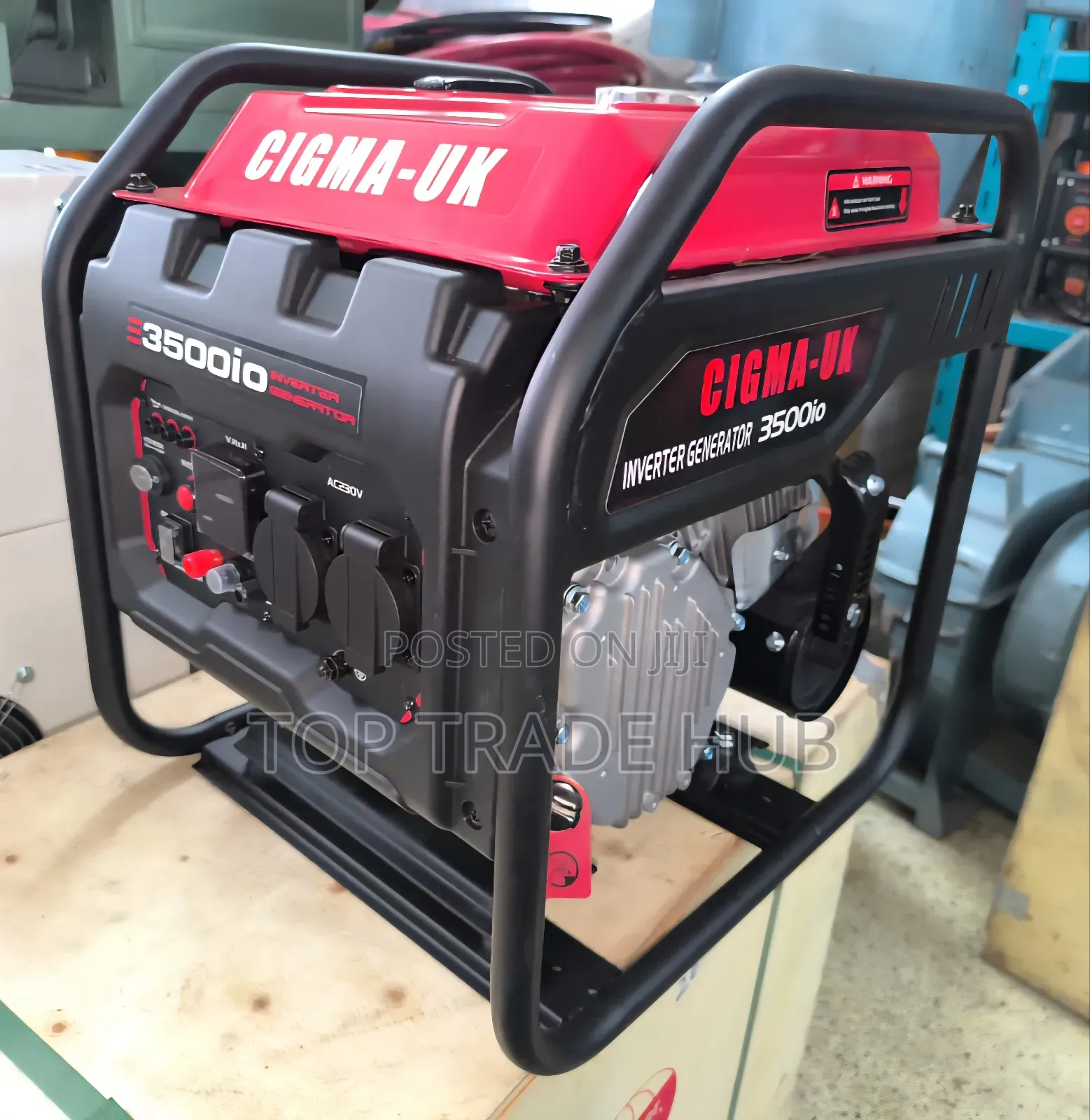 Cigma-uk 3500io-q Gasoline Inverter Open Type Generator – 3.5kva