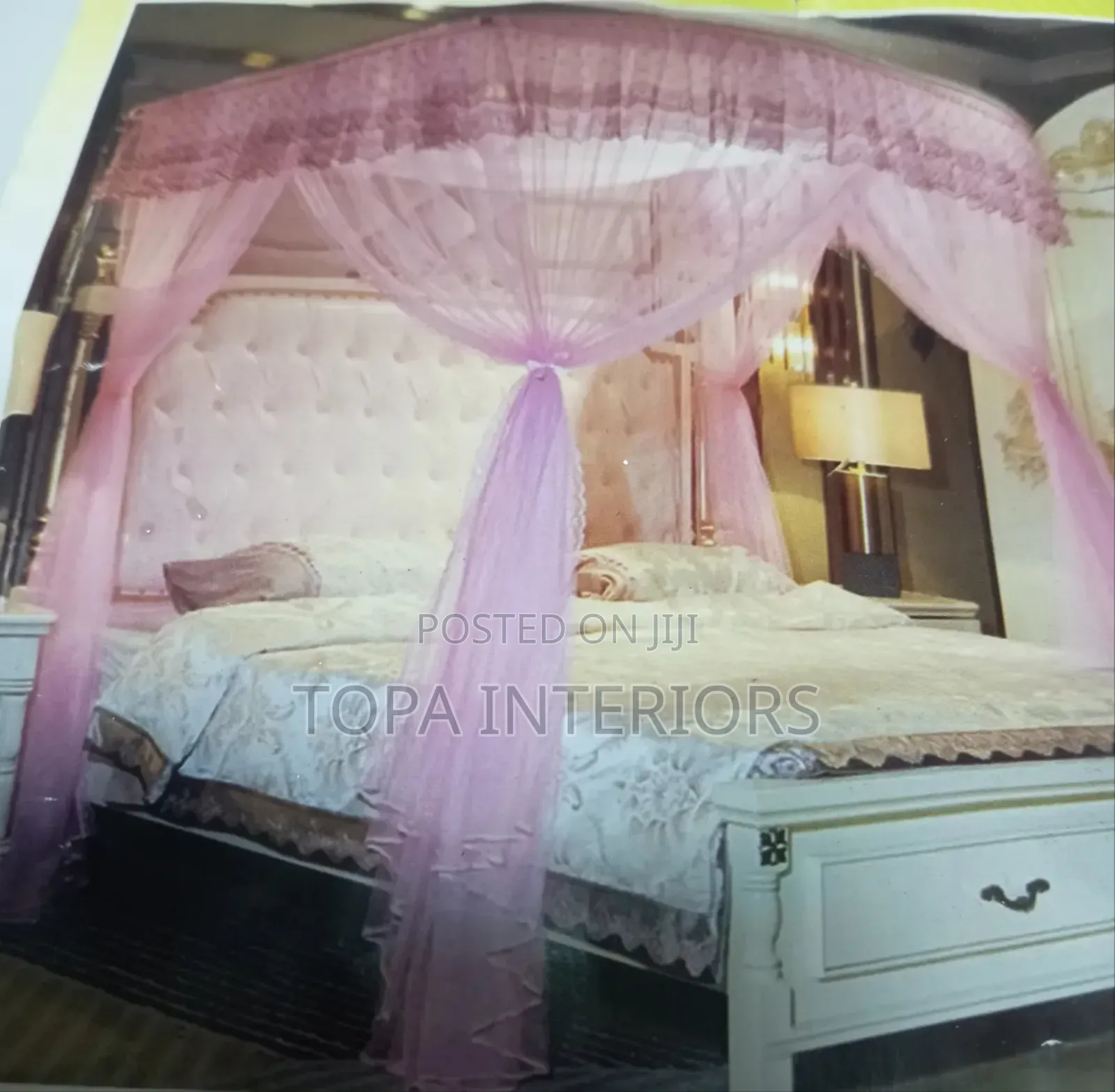 U-Shaped Smooth Track Mosquito Nets With 2 Strong Stands