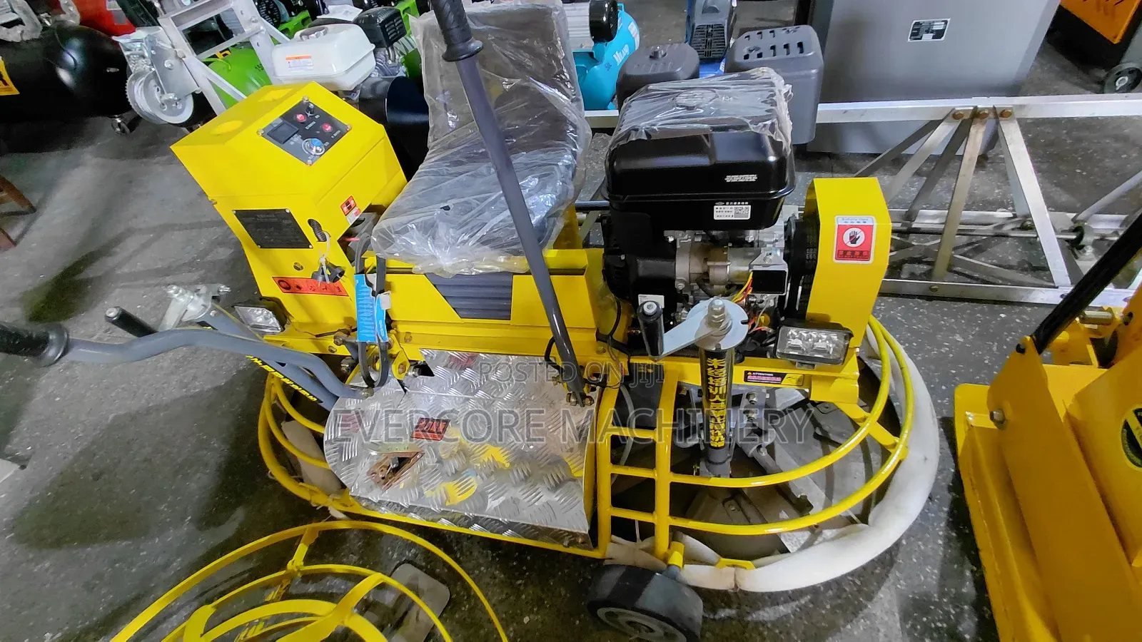 Ride-on/Sit on Power Float Machine With Petrol Engine.
